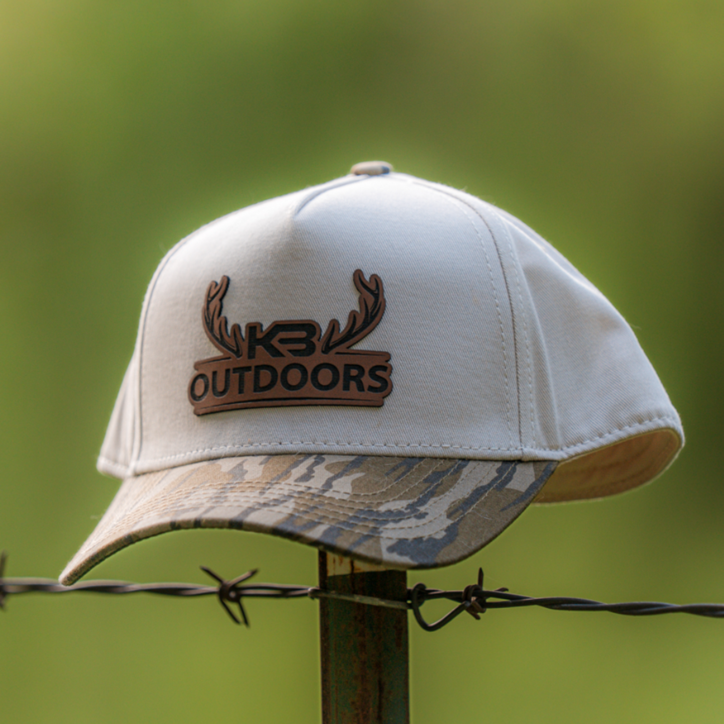 The Creek Bottom - Antler Leather Patch