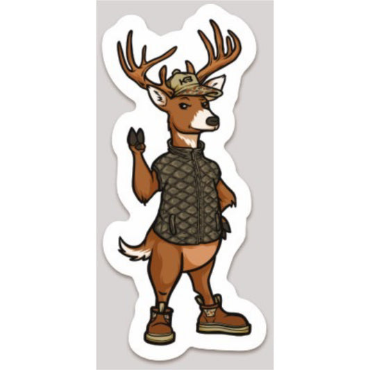 KB Deer Sticker